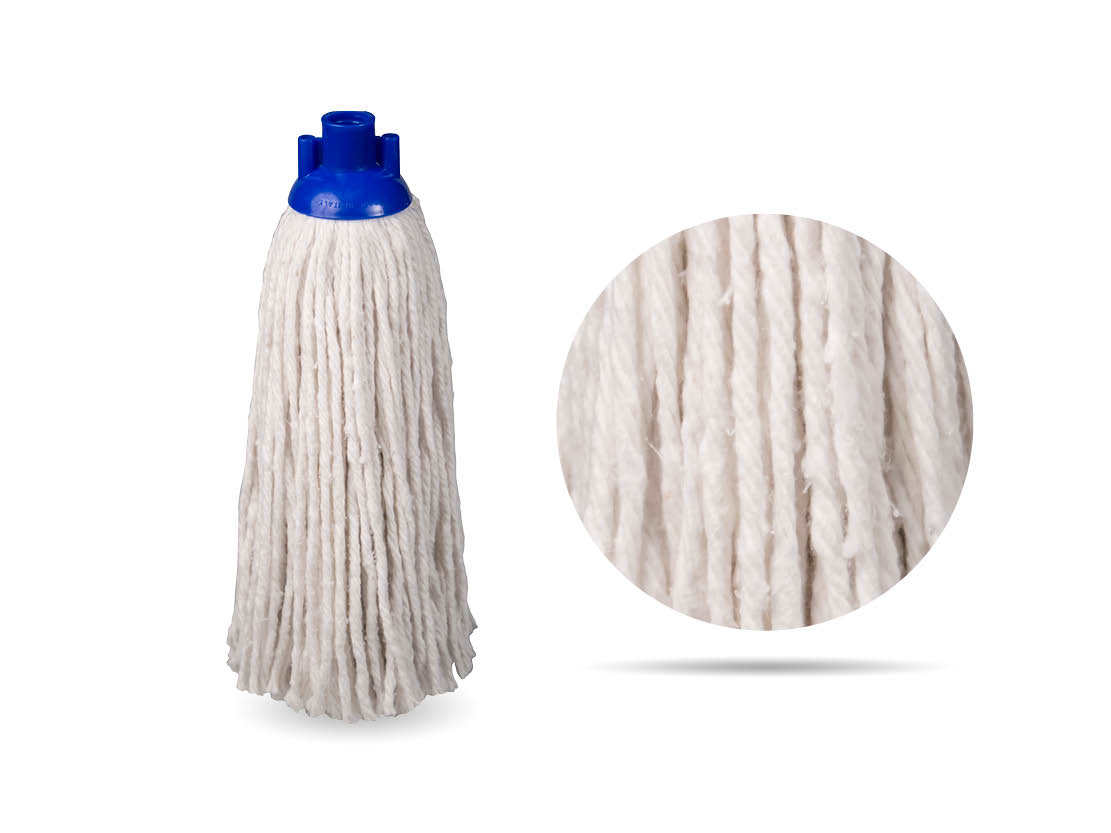 Mop cotone Bianco 4 capi 200 gr.